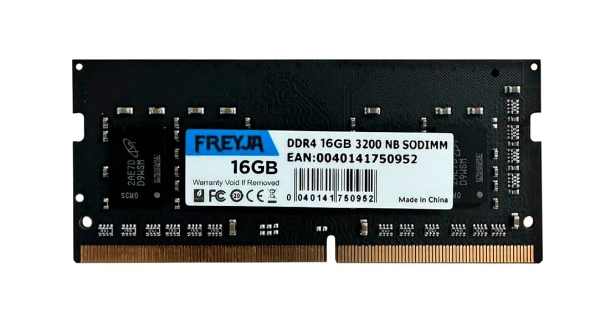 Memória Freyja 16GB (1X16GB) DDR4 SODIMM 3200MHZ 1,2V para Notebook